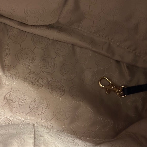 Excellent BLUE Michael Kors Fulton Python Top Zip Satchel - Picture 2 of 7